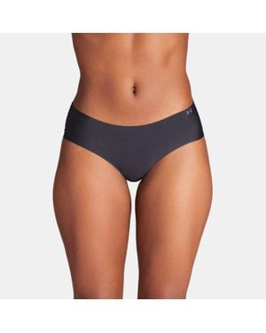 Under Armour Pack de 3 Bragas Hipster Invisible Pure Stretch para Mujer – Ajuste sin - Azul