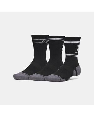 Under Armour Performance Tech Crew-Socken Im 3-Er-Pack Ultimate Ultimate Weiß - Schwarz