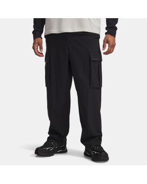 Under Armour Unstoppable Textured Woven Cargo Trousers - Black