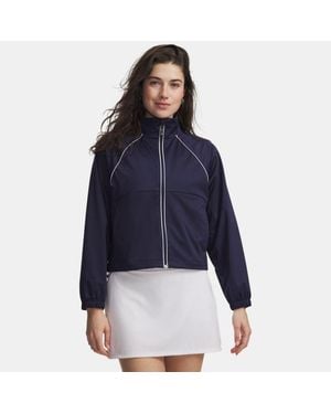 Under Armour Drive Wind Full Zip Midnight Midnight - Blue