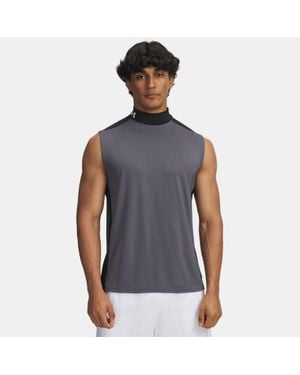 Under Armour Heatgear Wordmark Sleeveless Castlerock - Blue