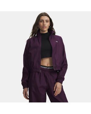 Under Armour Ua Icon Woven Jacket - Purple