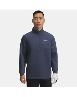 Under Armour Drive Pro Hybrid ½ Zip Downpour - Blue