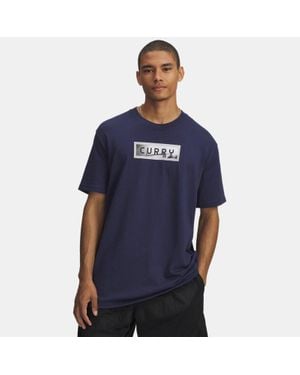 Under Armour Curry Trend T-Shirt Washed - Blue