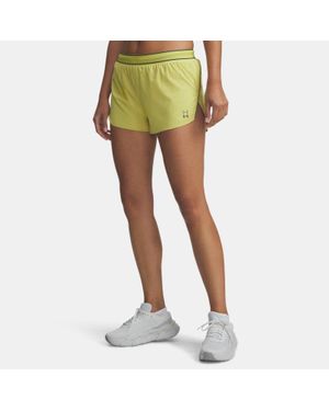 Under Armour Halo Run 2" Shorts Shade Shade Reflective - Green