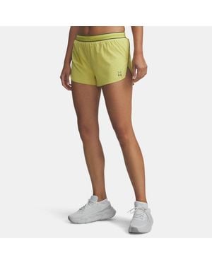 Under Armour Halo Run 2" Shorts Shade Shade Reflective - Green
