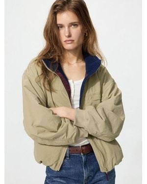 Uniqlo Blouson Jack (Fleecevoering) - Naturel