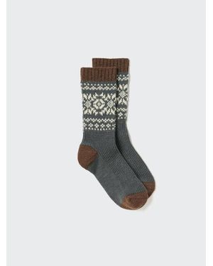 Uniqlo Heattech Sokken (Print) - Meerkleurig