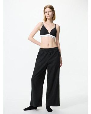 Uniqlo Flanellen Easy Broek - Wit