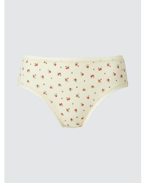 Uniqlo Heupslip (Bloemen) - Wit