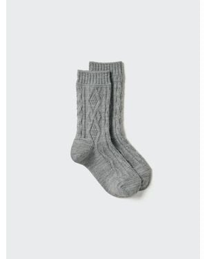 Uniqlo Heattech Sokken - Grijs