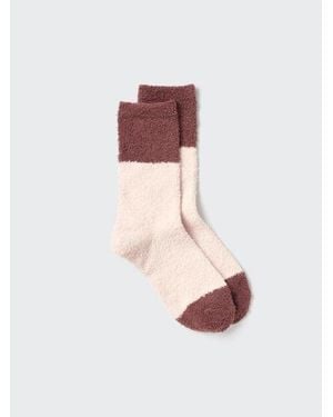 Uniqlo Heattech Sokken (Fluffy) - Roze