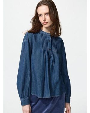 Uniqlo Denim Blouse - Blauw