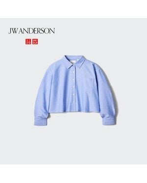 Uniqlo Boxy Oxford Overhemd - Blauw