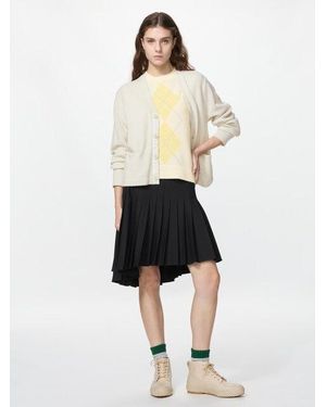 Uniqlo Geplooide Rok - Wit