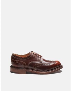 Grenson Archie Triple Welt Brogues - Brown