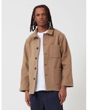 Le Laboureur Wool Work Jacket - Brown