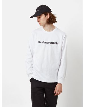 thisisneverthat T-Logo Long Sleeve T-Shirt - White