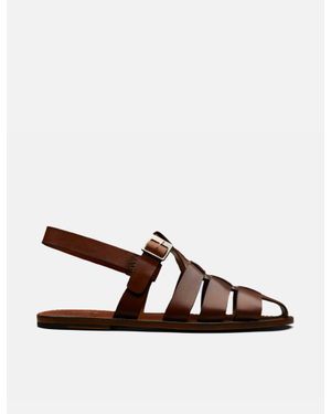Grenson Quincy Sandal (Leather) - Brown