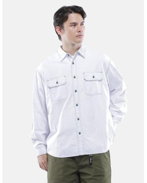 Manastash Point Collar Work Shirt - White