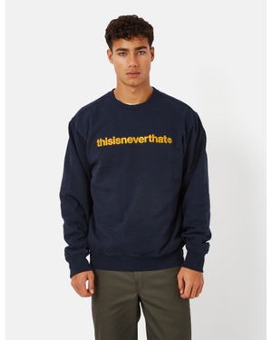 thisisneverthat T-Logo Crewneck Sweatshirt - Blue
