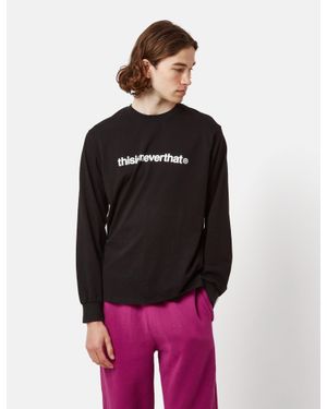 thisisneverthat T-Logo Long Sleeve T-Shirt - Black