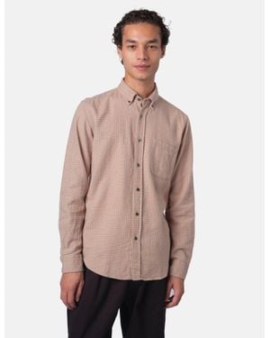 Portuguese Flannel Estudo Shirt - Natural