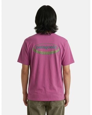 Patagonia '95 Oval Logo T-Shirt - Pink