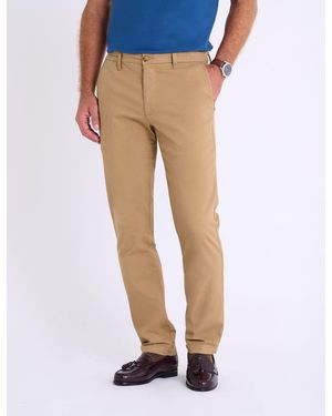 U.S. POLO ASSN. Stretch Twill Slim Staight Chino Pants - Blue
