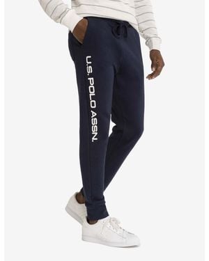 U.S. POLO ASSN. U. Polo Assn. Graphic Print Fleece Jogger - Blue
