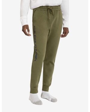 U.S. POLO ASSN. U. Polo Assn. Graphic Print Fleece Jogger - Green