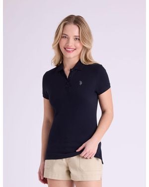 U.S. POLO ASSN. Tonal Uniform Polo Shirt - Blue