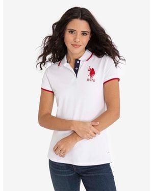 U.S. POLO ASSN. Solid Triple Crown Polo Shirt - White