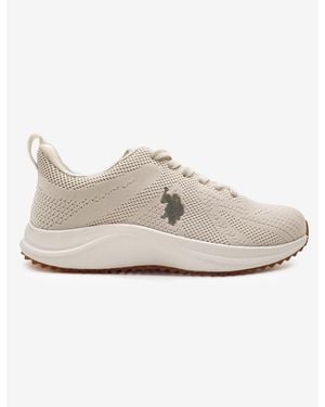 U.S. POLO ASSN. Knit Sneaker - White