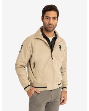 U.S. POLO ASSN. Track Jacket - Natural
