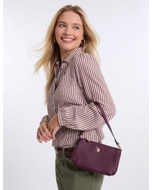 U.S. POLO ASSN. Classic Shoulder Bag - Purple