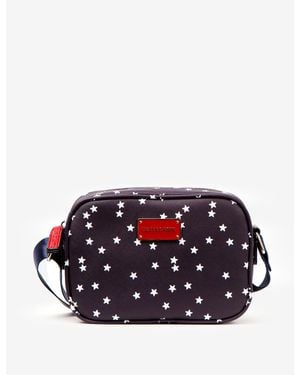 U.S. POLO ASSN. Classic Zip Star Printed Crossbody Bag - White