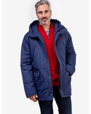 U.S. POLO ASSN. Long Snorkel Jacket - Blue