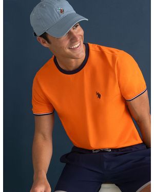 U.S. POLO ASSN. Center Logo Hat - Orange