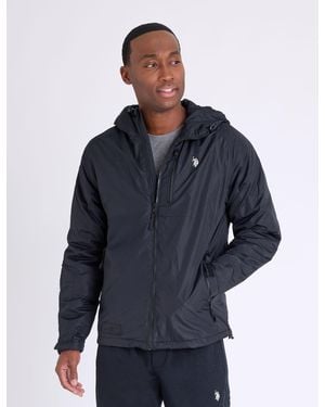 U.S. POLO ASSN. Hooded Sport Tech Jacket - Blue