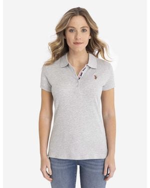 U.S. POLO ASSN. Solid Interlock Polo Shirt - White