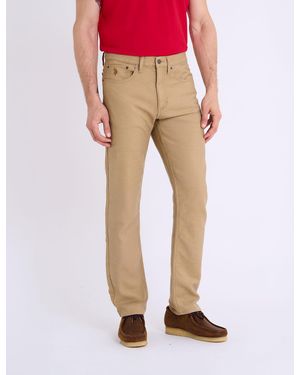 U.S. POLO ASSN. 5 Pocket Slim Striaght Super Soft Twill Pants - Red