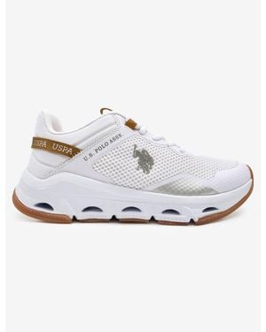 U.S. POLO ASSN. Uspa Lattice Sneaker - White