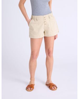 U.S. POLO ASSN. Pull On Paperbag Shorts - White