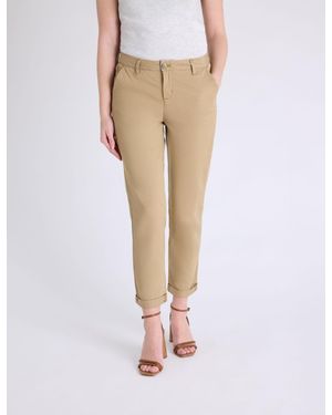 U.S. POLO ASSN. Mid Rise Chino Pants - Natural