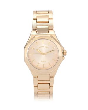 U.S. POLO ASSN. Ladies Link Analog Watch - Metallic