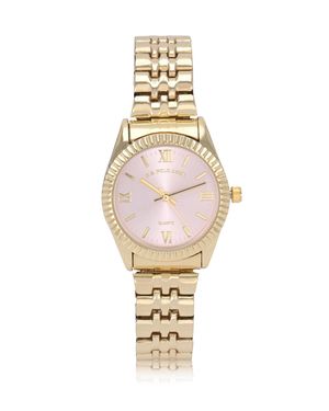 U.S. POLO ASSN. Ladies Link Analog Watch With Face - Metallic