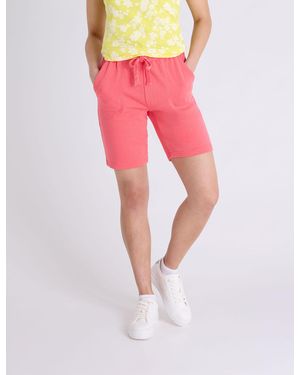 U.S. POLO ASSN. Drawstring Logo Bermuda Shorts - Pink