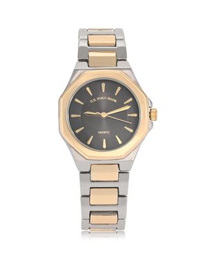 U.S. POLO ASSN. Ladies Link Analog Watch - Metallic