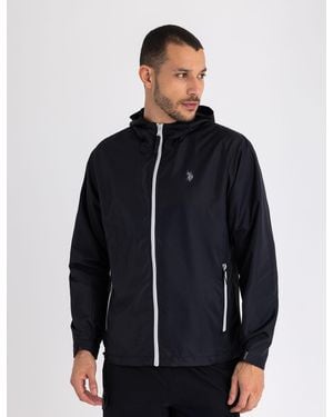 U.S. POLO ASSN. Hooded Windbreaker - Blue
